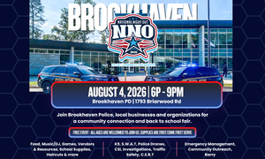 Brookhaven Police National Night Out Back to School Bash