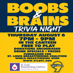 Boobs & Brains Trivia Night celebrating World Breastfeeding Week
