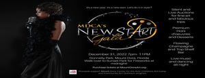 MDCA's New Start Gala on New Years Eve Sat Dec 31 with fireworks at Midnight in Mount Dora, FL