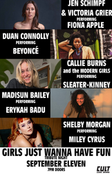 GIRLS JUST WANNA HAVE FUN tribute night LIVE at Cult