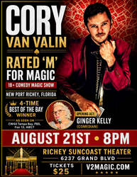 Cory Van Valin Brings His 18+ Comedy Magic Show