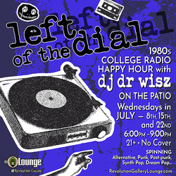 Left of the Dial: 1980s College Radio Happy Hour w/ DJ Dr Wisz