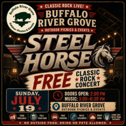 🎸Free Concert: STEEL HORSE is bringing their energy to Buffalo River Grove!