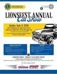 Oak Creek Lions Car Show