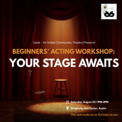 BEGINNERS’ ACTING WORKSHOP: YOUR STAGE IS WAITING