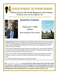 14 GOLD STREET Author Series Welcomes Jonathan Galassi