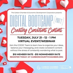 Digital Bootcamp (Part II): Creating Consistent Content (Virtual Lunch & Learn)