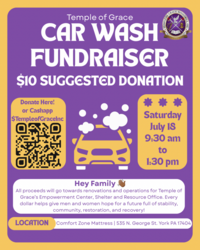Temple of Grace Empowerment Center - Car Wash Fundraiser