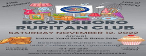 Boonsboro Ruritan Club Annual Indoor Yard and Bake Sale