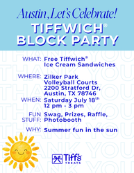 Tiff's Treats Summer Fun in the Sun Tiffwich Block Party