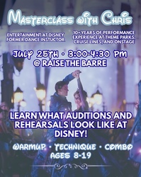 Raise the Barre Performing Arts: Masterclass with Chris