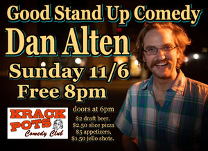 Comedian Dan Alten at Krackpots Comedy Club, Massillon