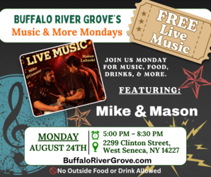 FREE Concert: Live Music by Mike & Mason at the Buffalo River Grove!