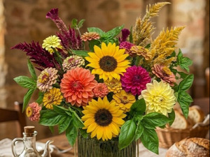 Class: Tuscany Floral Arrangement