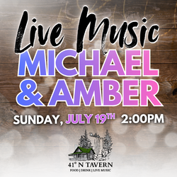 Michael & Amber Live – Sunday Afternoon Music at 41 North Tavern