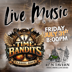 Time Bandits Live – Classic Rock Friday Night at 41 North Tavern