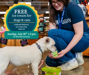 Mud Bay Celebrates National Ice Cream Day with Free Frozen Treats for Pets