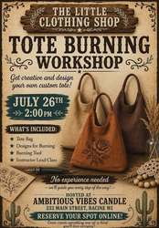 Tote Burning Workshop