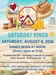 Saturday Bingo - 10 Games for $10 - Middletown Senior Center