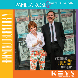 Pamela Rose with Hammond Organ Party!  Keys Jazz Bistro