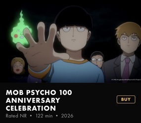 MOB PSYCHO 100 ANNIVERSARY CELEBRATION