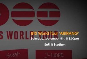BTS World Tour ARIRANG Tickets