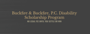Buckfire & Buckfire, P.C. Disability Scholarship