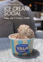 Lyle DC x Yala Greek Ice Cream Pop-Up
