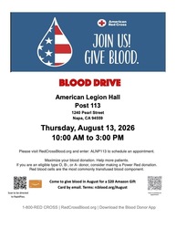 American Legion Blood Drive