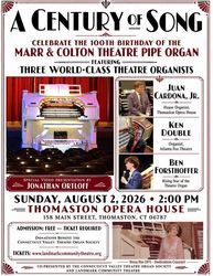 A Century of Song; a free concert at the Thomaston Opera House