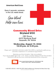 Dryland UCC Church Community Blood Drive