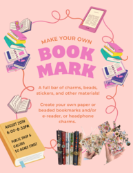 Pause the Page: Book Mark Making Event