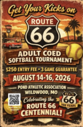 Route 66 Celebration Adult Coed Softball Tournament