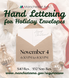 Hand Lettering for Holiday Envelopes