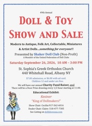 Shaker Doll Club Show and Sale