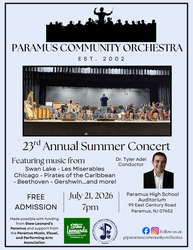 Paramus Community Orchestra Concert