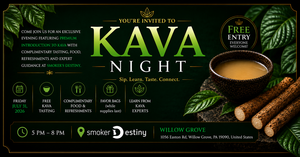 🍵 Kava Night at Willow Grove PA | FREE Kava Drinks Tasting Event 🌿