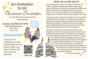 Let's Talk!  An Uncommon Conversation at America's 250th