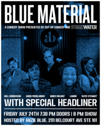 Blue Material at Anzie Blue