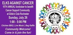 Elks Against Cancer 10th Anniversary Fundraiser