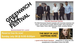 Greenwich Jazz Festival Presented by BackCountry Jazz