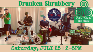 Drunken Shrubbery Live Celtic Music at Caledonia Brewing on Saturday, July 25