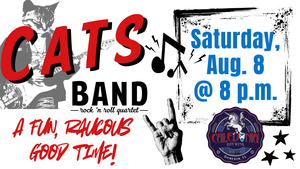 Cats Band at Caledonia Brewing on Saturday, Aug. 8!