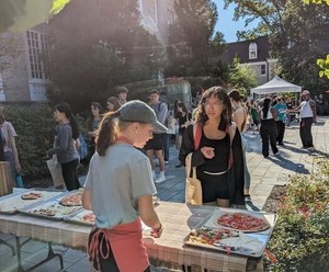 Pizza on the Plaza at The Trout Gallery