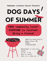 Dog Days of Summer - Free Hot Dog Lunch