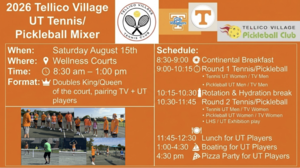 UT Tennis Teams play at Tellico Village