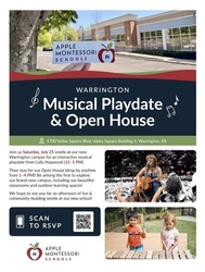 Apple Montessori Schools Warrington Musical Playdate & Open House