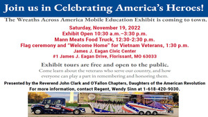 Wreaths Across America Mobile Education Exhibit and Welcome Home for Vietnam Veterans