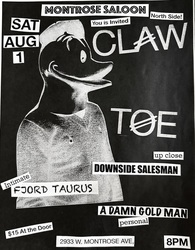 Claw Toe / Downside Salesman / Fjord Taurus / A Damn Gold Man