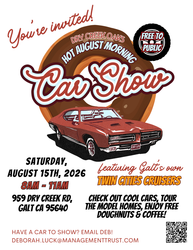 Hot August Morning Car Show